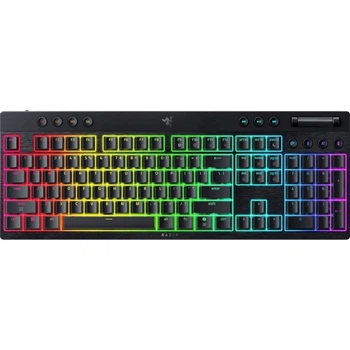 Клавиатура беспроводная Razer BlackWidow V4 Low-Profile Wireless/Bluetooth/USB Green switch Black (RZ03-05270100-R3M1)