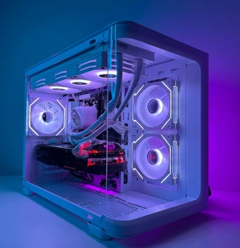 Игровой компьютер PLATINUM PC (Ryzen 5 7500F / RTX 5060 Ti 8GB / 32GB DDR5 / SSD 1TB / AIO)