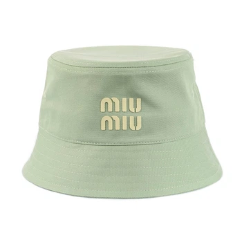 Молодежная панама "miu-miu" Светло-фисташковый
