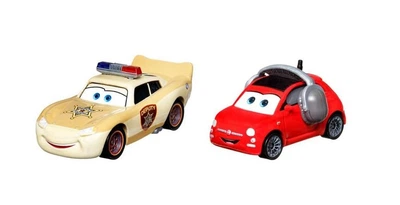 Игровой набор Тачки: Заместитель Хаззард Молния Маквин и Белла Кадавр Cars: Lightning McQueen Deputy Hazzard and Bella Cadavre 2-Pack Mattel
