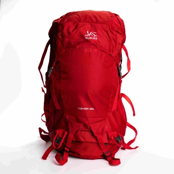 Туристический рюкзак Slow Journey 68 л с креплением MOLLE Красный SJ-0036-2R