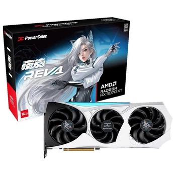 Видеокарта AMD Radeon RX 9070 XT 16GB GDDR6 Hellhound Reva Edition PowerColor (RX9070XT 16G-L/OC/REV