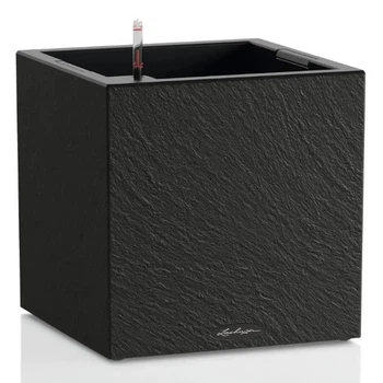 Вазон Lechuza Canto Slatestone Low 30 темно-сірий 15931