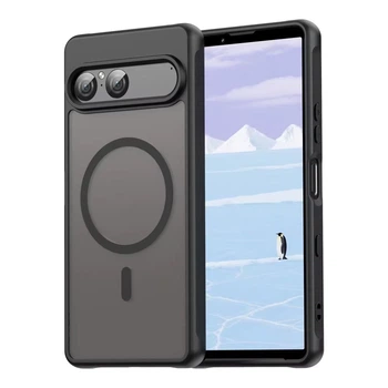 Чохол Lenuo Magnetic Open Camera для Sony Xperia 10 VII Black