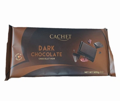 Черный шоколад Cachet 54% какао 500г
