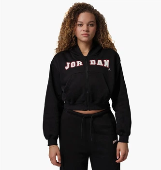 Кофта жіночі Jordan W J Brk Flc Fz Mod Crp Jd Black S Чорний IO1074-010