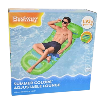 Надувний матрац-лежак Bestway B43962 93802 193 х 80 см (6941607393802)