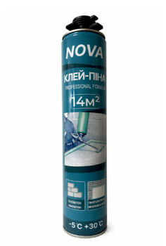 Клей-пена монтажная PRO NOVA 860 мл для утепления фасада | для EPS, XPS, пенобетона