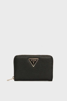 Жіночий чорний гаманець LAUREL Guess OS SWZG8500140