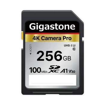 Карта памяти Gigastone SDXC 256GB 4K A1 V30 до 100 МБ/с
