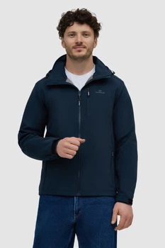 Вітровка AVECS синя з матеріалу Softshell з нагрудною кишенею 50558/87 M