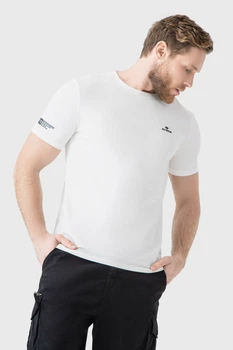 Футболка Avecs біла з бавовни 30492/5 7XL