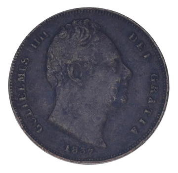 Монета Великобритания 1 фартинг 1837 F-VF