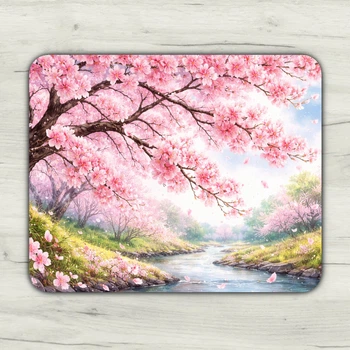 Килимок для миші sakura ігровий та офісний 22х18 нековзка гумова основа, точна поверхня для оптичної та лазерної мишки, зносостійкий, для роботи, ігор і навчання (50190)
