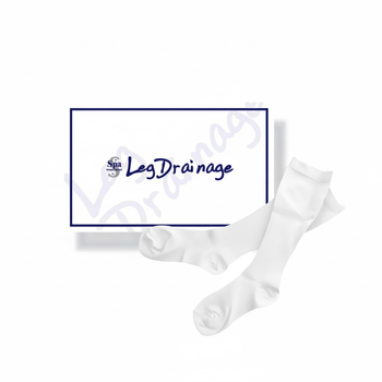 Лимфодренажные гольфы Wave Spa Treatment белые размер L 1 пара
