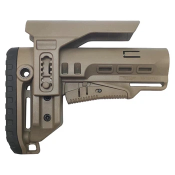Приклад DLG TBS Tactical PCP Mil-Spec с регулируемой щекой, койот