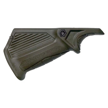 Передня рукоятка-упор DLG Tactical (DLG-049) горизонтальна на Picatinny полімер олива