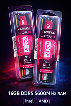 Оперативна памʼять PUSKILL FUSE DDR5 16GB 5600MHz (1.1V) ( Комплект 16+16)