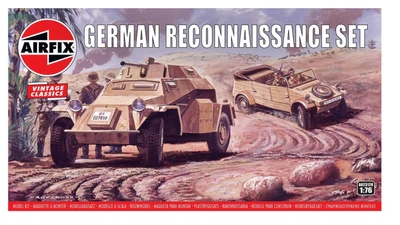 Збірна модель 1:76 бронеавтомобілі German Reconnaissance set Airfix A02312V