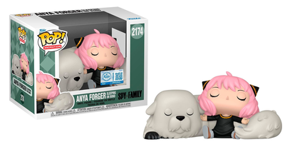 Фігурка Funko Pop Сім'я шпигуна Аня Форджер спить з Бондом Spy Family Anya Forger 10 см FP SF AF 2174