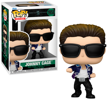 Фігурка Funko Pop Мортал Комбат Джонні Кейдж Mortal Kombat Johnny Cage 10 см MK JK 1958