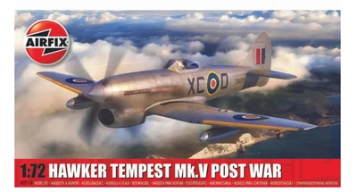 Збірна модель 1:72 літак Hawker Tempest Mk.V Post War після війни Airfix A02110