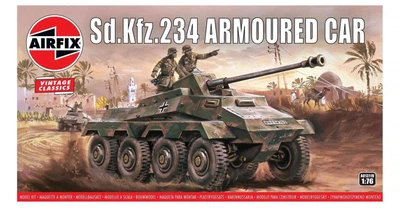 Збірна модель 1:76 німецький бронеавтомобіль SDKFz.234 Armoured Car Airfix A01311V