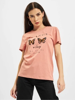 Футболка ONLKITA LIFE REG S/S BUTTERFLY BOX JRS 15235745-Desert Sand-Print: CHANGE ONLY S Персиковий 15235745-DESERT SAND-PRIN S