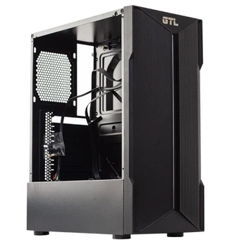 Корпус GTL Gaming 'Trooper', Black, БЖ GS600W, Mini Tower, ATX / Micro ATX / Mini ITX, 1xUSB 3.0 / 2xUSB 2.0, RGB-підсвічування, макс. CPU - 150 мм / VGA - 290 мм, бічна панель із загартованого скла (GTL1806-GS600)