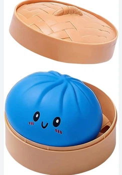 Игрушка 10 см. однотонный сквеш пельмень Dumpling, Mystery Dumpling, Squishies Dumpling
