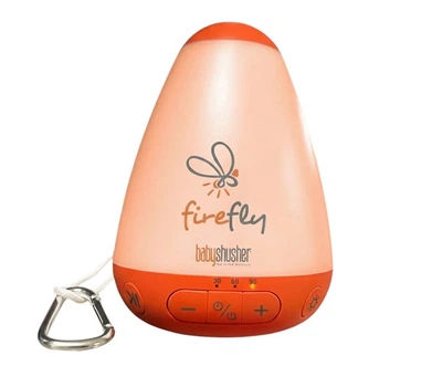Генератор білого шуму для заспокоювання дітей та новонароджених Baby Shusher Firefly з нічником і вбудованою батареєю (1238-02)