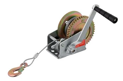 Лебідка важільна барабанна Intertool 450 кг сталевий трос 10 м (GT1454)