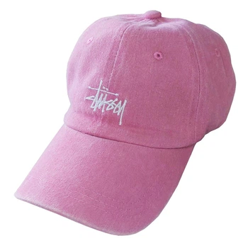Кепка Stussy cap logo цвет розовый