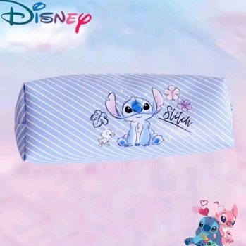 Пенал косметичка шкільний блакитний Stitch Стіч