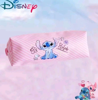 Пенал косметичка шкільний рожевий Stitch Стіч