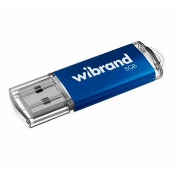 Флеш-накопичувач Wibrand USB 2.0 8Gb Cougar Синій 75259