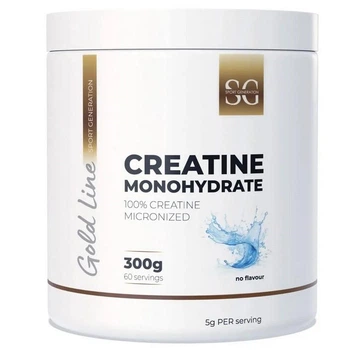 Креатин Sport Generation Creatine Monohydrate Micronized 300 г без смаку (креатин моногідрат мікронізований)