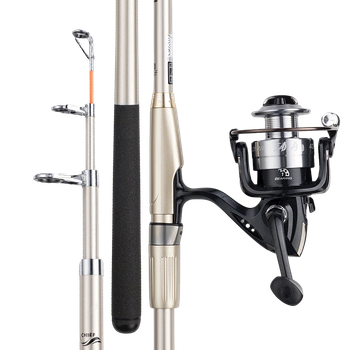Набір вудилищ кастингових GW Chief Sea Fishing Rod Set Telescopic 2.1 м