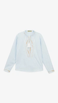 Сорочка вишиванка для хлопчика Dinomin D2889-2 164 см Блакитний shop (2000999498336)