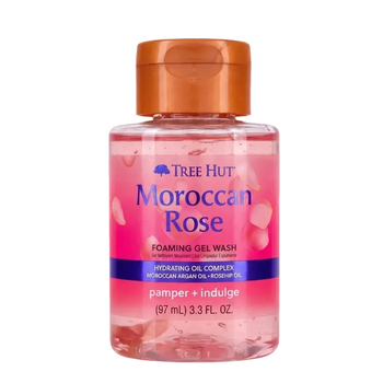 Міні-засіб гель для душу Tree Hut Moroccan Rose Foaming Gel Wash, 97мл