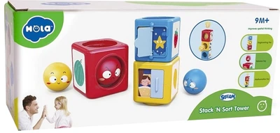 Игрушка Hola сортировочная башня 3в1 SN789 (5905375847890)