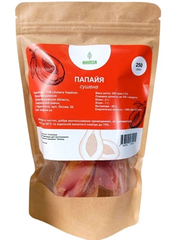 Папайя сушеная 250 г TM Ahimsa