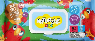 Влажные салфетки для детей Naturelle Kidz Алоэ Вера 100 шт.