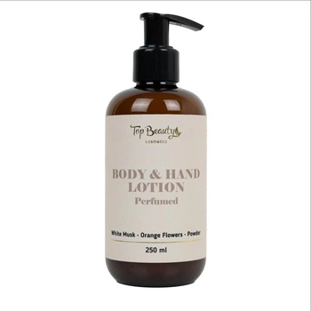 Парфумований лосьйон для тіла та рук Top Beauty Body & Hand Lotion Білий мускус-Квіти апельсина-Пудра 250 мл