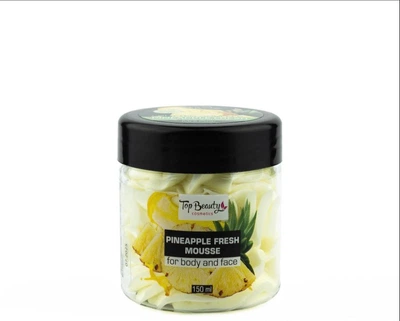 Баттер-суфле для зволоження та догляду за шкірою тіла Top Beauty Pineapple Fresh Mousse Ананас 150 мл