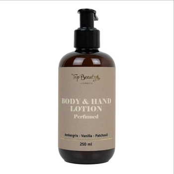Парфюмированный лосьон для тела и рук Top Beauty Body & Hand Lotion Амбра-Ваниль-Пачули 250 мл