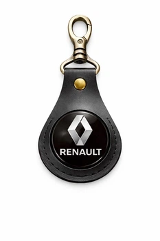 Брелок Renault ручная робота натуральная кожа 50мм