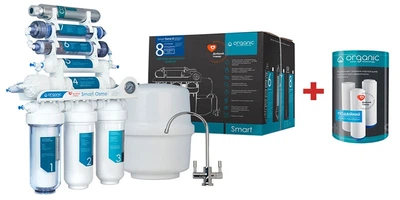 Фільтр зворотного осмосу Organic Smart Osmo 8 + картриджі Organic Smart Osmo