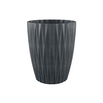 Горщик для квітів Form-Plastic Caro Petit-21 8.5 л антрацит (5760-014)
