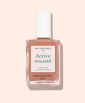 Лікувальний лак для нігтів Manucurist ACTIVE SMOOTH 02 бежевий сатиновий відтінок, 15мл